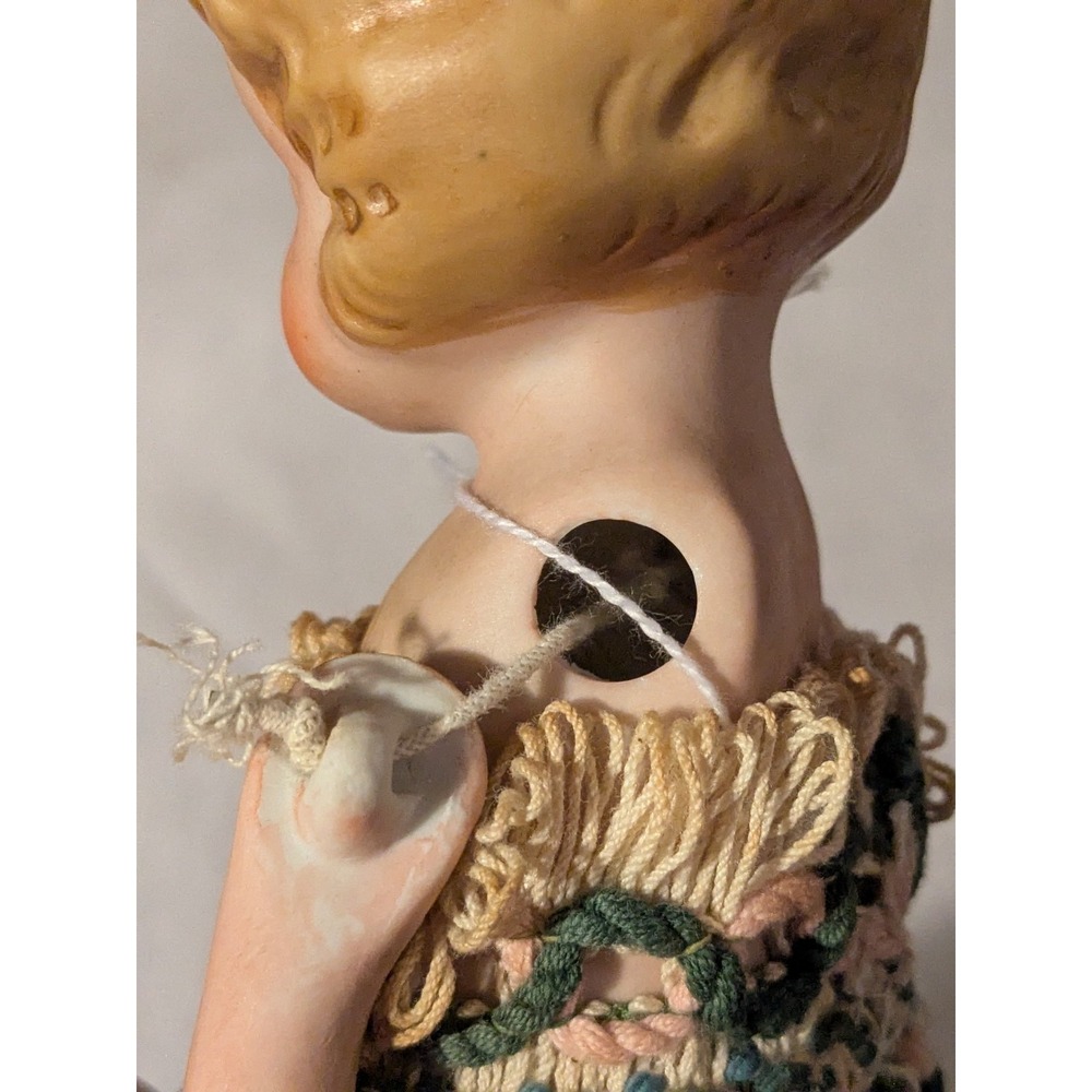 Bisque Kewpie Style Doll Google Side Eyes Flapper Japan Articulated Arms 8" Vtg - Picture 13 of 16